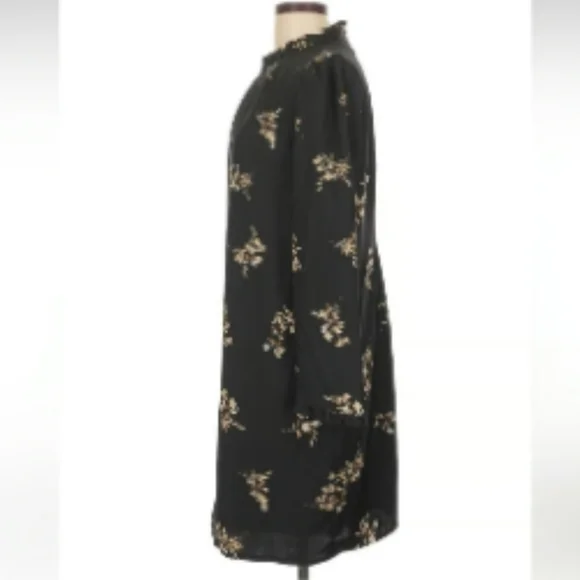 NWT Women's J.Crew Ruffleneck Floral Shift Dress - Picture 8 of 12